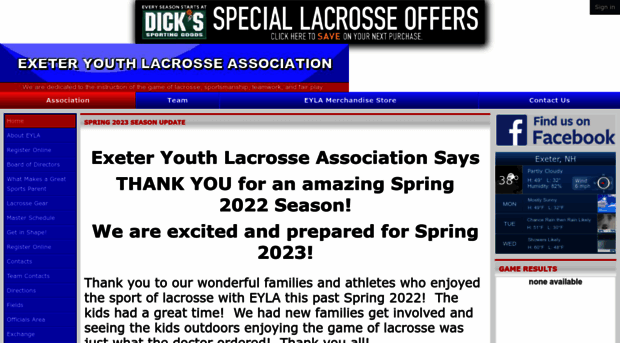 exeteryouthlacrosse.org