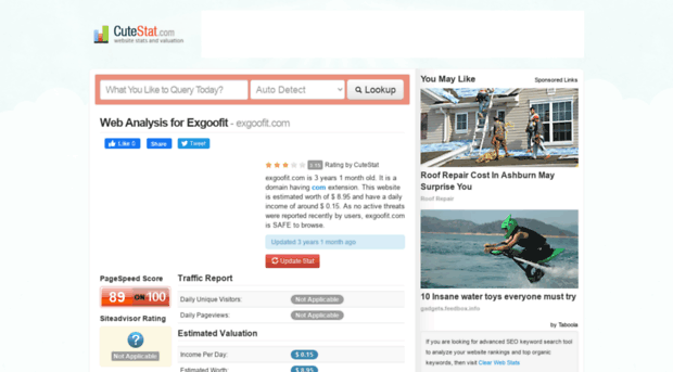 exgoofit.com.cutestat.com