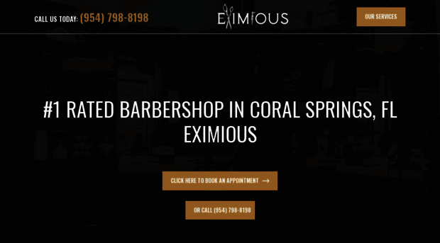 eximiousbarbershop.com