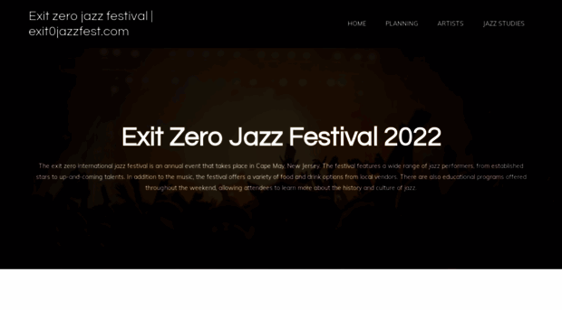 exit0jazzfest.com