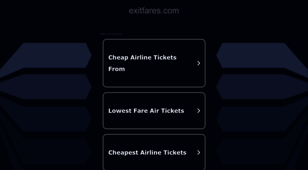 exitfares.com