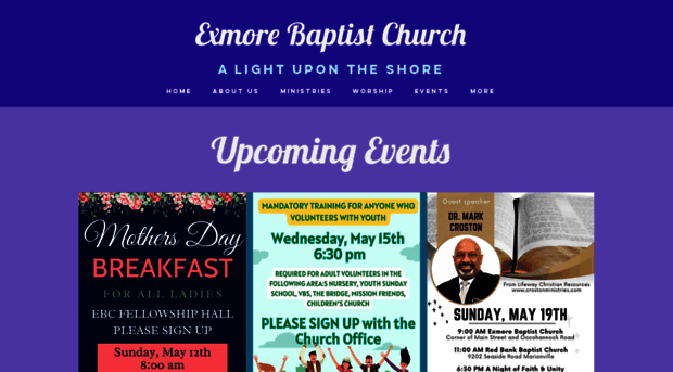 exmorebaptistchurch.com