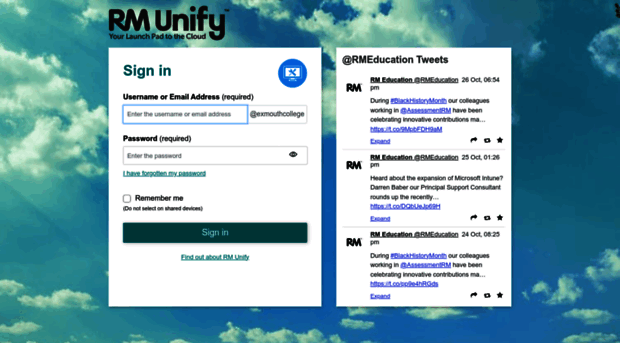 exmouthcollege.rmunify.com