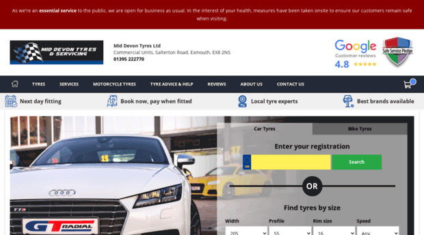 exmouthtyresandservice.co.uk