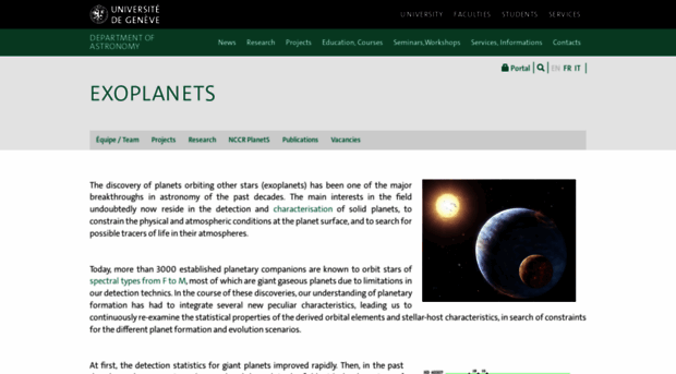 exoplanets.ch