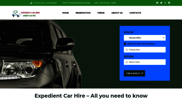 expedientcarhire.com