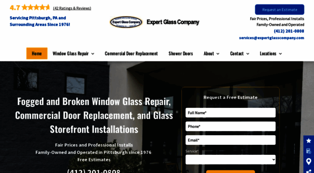 expertglasscompany.com