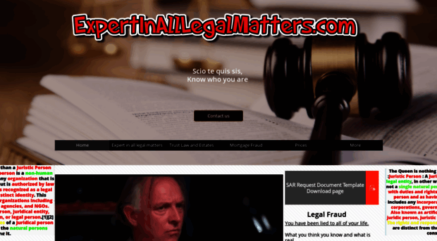 expertinalllegalmatters.com