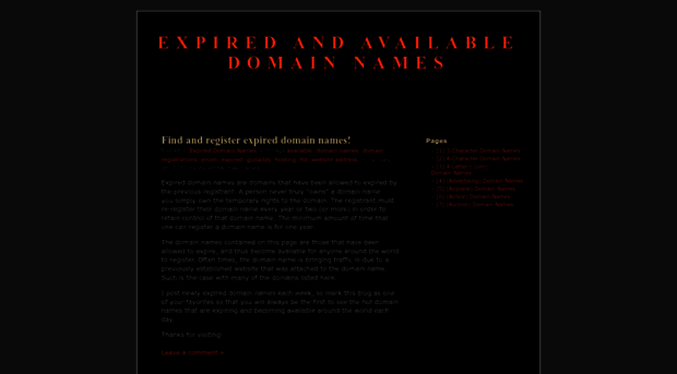 expireddomainnames.wordpress.com