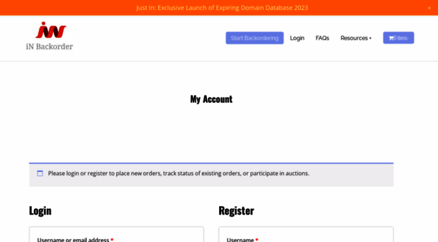 expiring.inbackorder.com