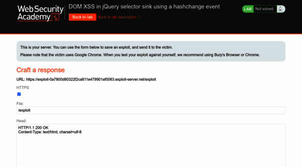 exploit-0a7800d80322f2ca811e479901af0063.exploit-server.net