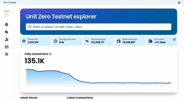 explorer-testnet.unit0.dev