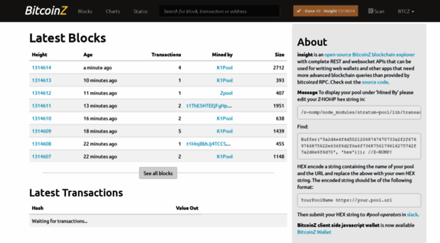 explorer.btcz.rocks