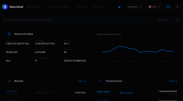 explorer.decimalchain.com