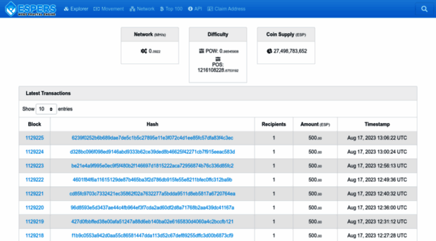 explorer.espers.io