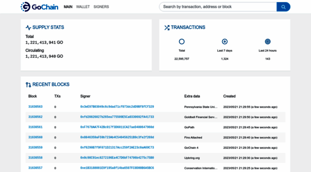 explorer.gochain.io