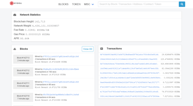 explorer.hydrachain.org