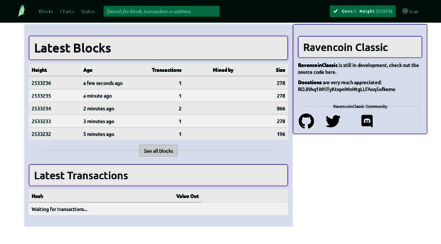 explorer.ravencoinclassic.io