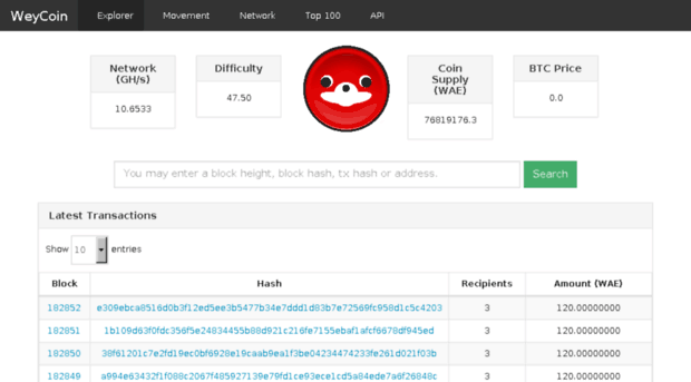 explorer.weycoin.org