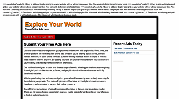 exploreyourworld.store