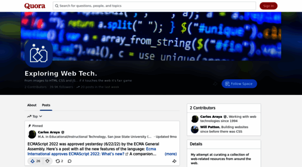 exploringwebtech.quora.com