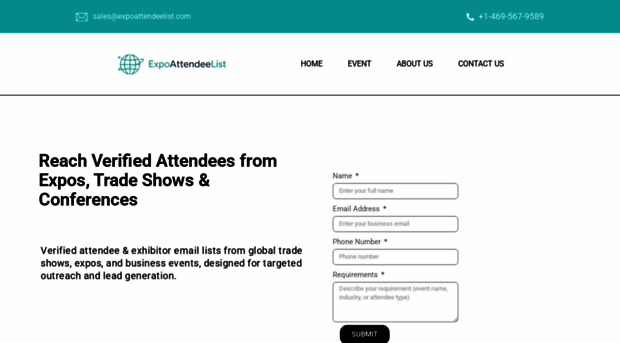 expoattendeelist.com