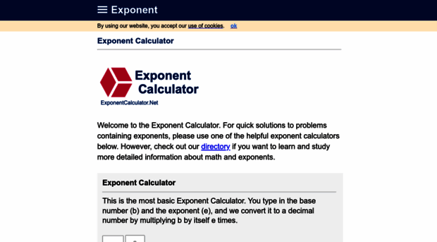 exponentcalculator.net