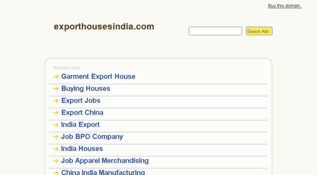 exporthousesindia.com