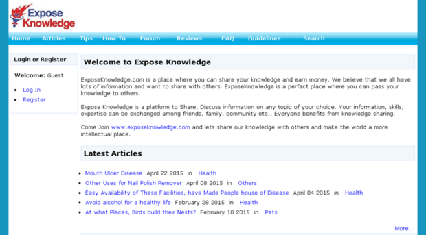 exposeknowledge.com
