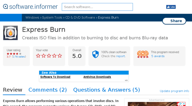 express-burn.software.informer.com