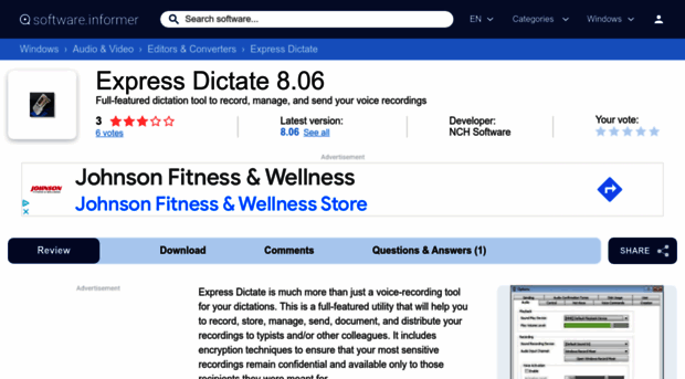 express-dictate.software.informer.com