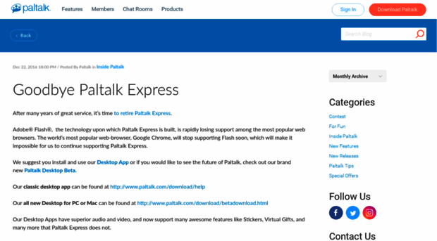 express.paltalk.com