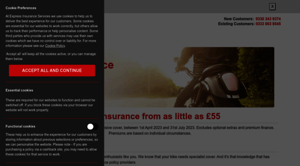 expressbikeinsurance.com