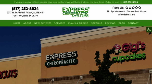 expresschiropracticfortworth.com