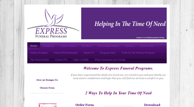 expressfuneralprograms.com