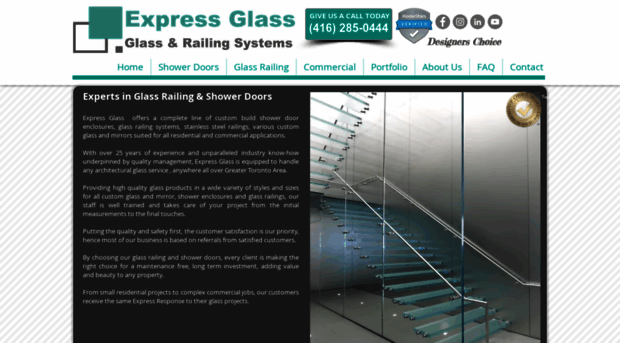 expressglassandrailings.com