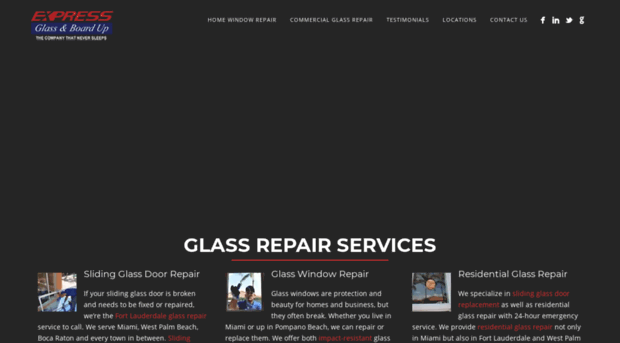 expressglassfl.com