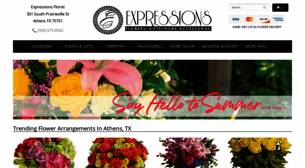 expressionsathensflorist.com