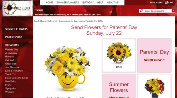 expressionsfloristsandgift.com