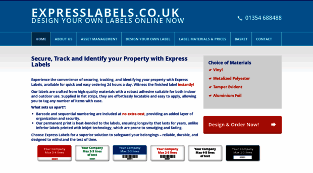 expresslabels.co.uk