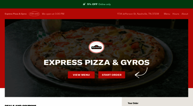 expresspizzanashville.com