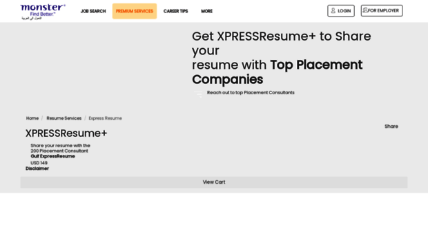 expressresume.monstergulf.com