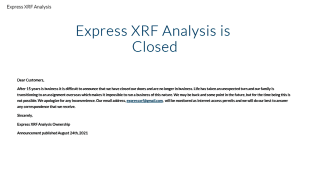 expressxrfanalysis.com