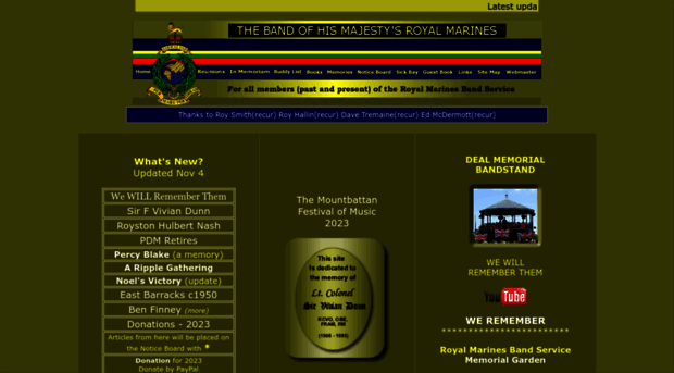 exroyalmarinesbandsmen.net