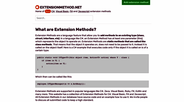 extensionmethod.net