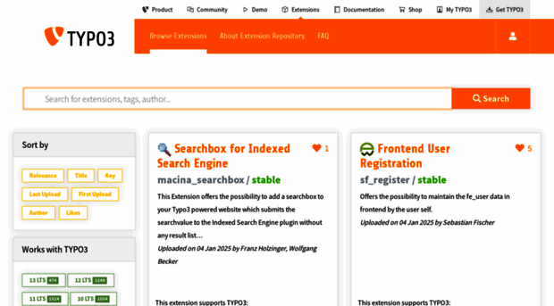 extensions.typo3.org
