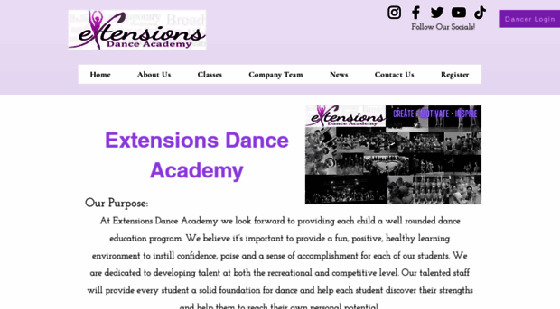 extensionsdanceacademy.com