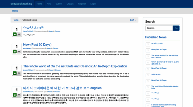 extrabookmarking.com