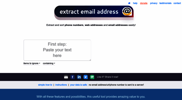 extractemailaddress.com