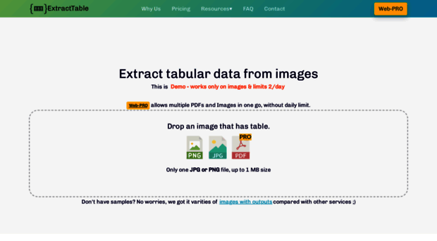 extracttable.com